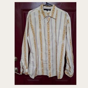 Point X Size Medium Long Sleeve Button Down